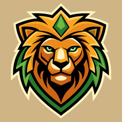 Bold Lion Head Logo Design