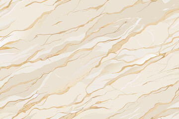 Elegant Beige Marble Texture with Golden Veins for Luxurious Backgrounds and Designs