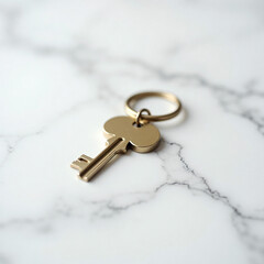 Four-leaf clover keychain