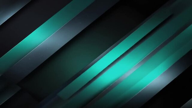 Abstract Diagonal Lines Background Teal and Dark Blue Gradient