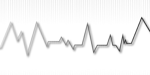  Heartbeat silhouette, Heartbeat one-line, Continuous lines heart beats drawing, Wave pulse vector illustration on transparent background. Cardiogram black line. Heartbeat infographic.