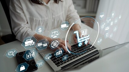 AI transforms ecommerce by enabling smart product recommendations, AI automated shopping decisions,...