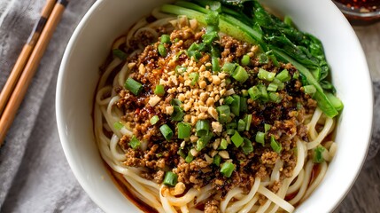 Authentic Spicy Dan Dan Noodles Recipe with Savory Ground Pork