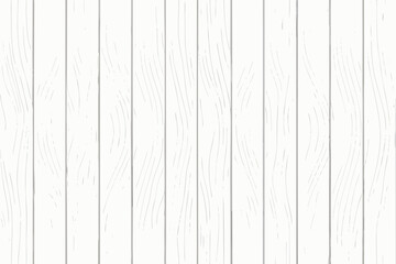 Obraz premium White Wood Grain Texture Background with Vertical Planks and Subtle Distressed Details