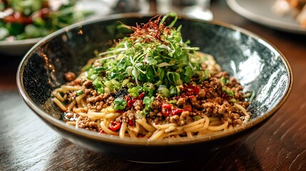 Authentic Spicy Dan Dan Noodles Recipe with Savory Ground Pork