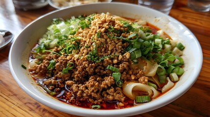 Authentic Spicy Dan Dan Noodles Recipe with Savory Ground Pork