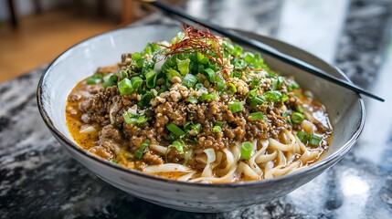 Authentic Spicy Dan Dan Noodles Recipe with Savory Ground Pork
