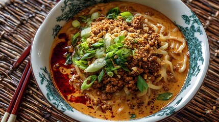 Authentic Spicy Dan Dan Noodles Recipe with Savory Ground Pork