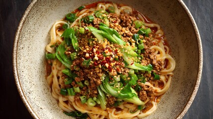 Authentic Spicy Dan Dan Noodles Recipe with Savory Ground Pork