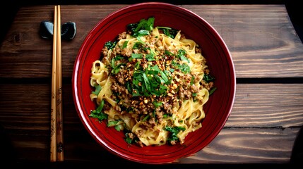 Authentic Spicy Dan Dan Noodles Recipe with Savory Ground Pork