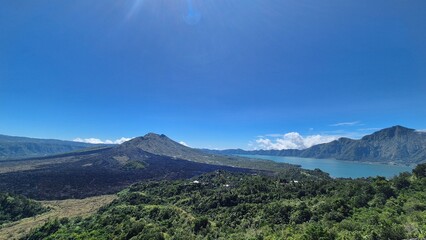 view of the mountains