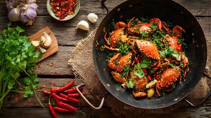 Authentic Spicy Garlic Crab Recipe for Seafood Lovers
