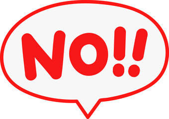 노 글자 말풍선