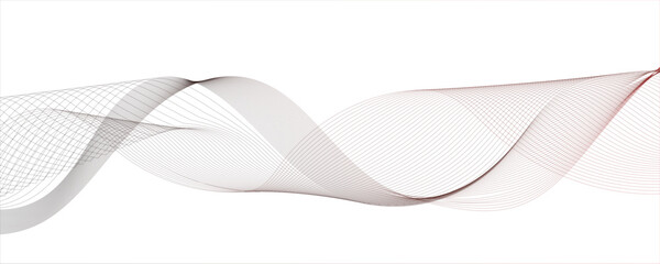 Abstract wave design with a series of flowing, overlapping sinusoidal curves in a gradient.Futuristic technology and sound wave lines. Digital frequency track equalizer with Stylized line art.