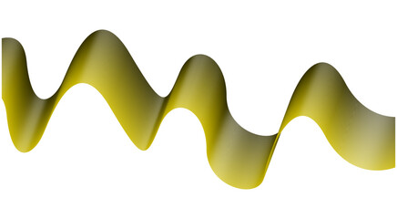 Blend Flowing Yellow Color Curved Smooth Abstract Background Design Vector Illustration