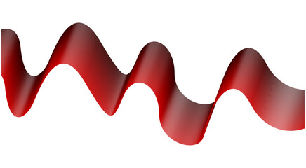 Blend Flowing Red Color Curved Smooth Abstract Background Design Vector Illustration