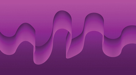 Blend Flowing Background Purple Curved Smooth Abstract Design Vector Illustration