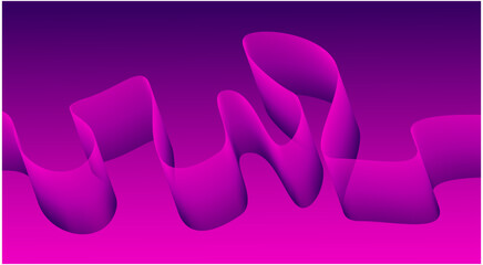 Blend Flowing Curved Smooth Background Purple Abstract Design Vector Illustration