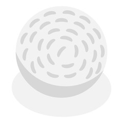 3D Isometric Flat  Set of Golf Equipment. Item 7