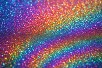 Vibrant Rainbow Glitter Texture with Sparkling Gradient