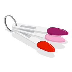 3D Isometric Flat  Illustration of Manicure Procedure. Item 4