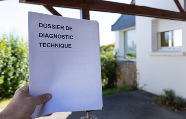Le dossier de diagnostic technique d'un bien immobilier. 