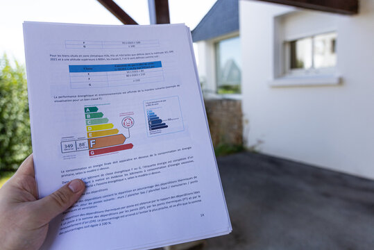 Le diagnostic de performance énergétique (DPE) d'un bien immobilier.