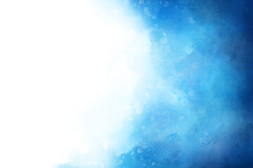 Abstract watercolor blue background. Hand painted aquarelle light blue backdrop for sale banner, ads, website, presentation, poster
