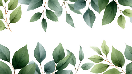 Abstract Green Floral Striped Pattern with Leaves, Modern Printable Background Ornament. Abstract Organic Shape. Watercolor Texture Wallpaper. Leaf, Flowers Textile Background. 62978115 1