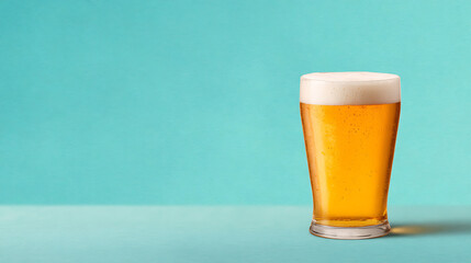 Watercolor pint of beer illustration with frothy foam in a classic glass. Ideal for pub menus, Oktoberfest designs, brewery branding, or craft beer lover prints 36294709 1