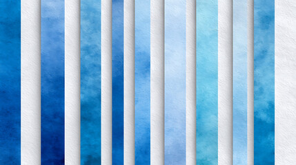 Seamless vector pattern blue stripes. Watercolor hand drawn background. Stock print design. 54883391 1