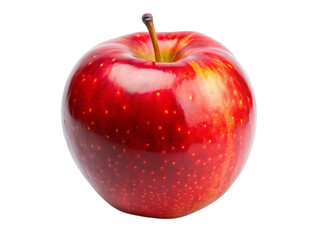  red apple isolated on white background, png,ai generated.