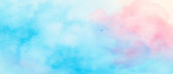 Delicate watercolor blend of pastel colors.
