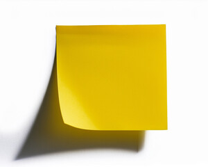 Blank yellow sticky notes for reminders or messages