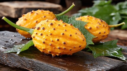 Bright orange and yellow gourd with bumpy texture showcased against a white background for still life or product photography