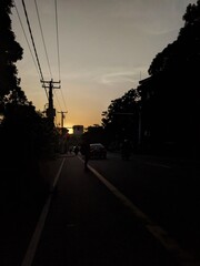 railway in the morning