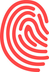 Obraz premium vector style finger print design 