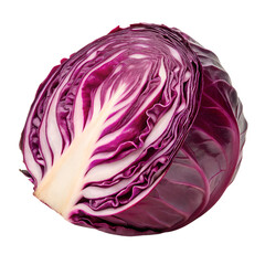 Fototapeta premium red cabbage isolated on white