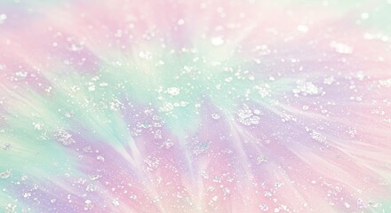 Pastel Tie Dye with Silver Foil Background.