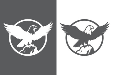 Eagle on Rock Emblem