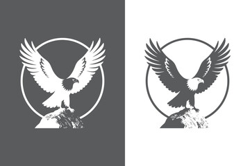 Eagle on Rock Emblem