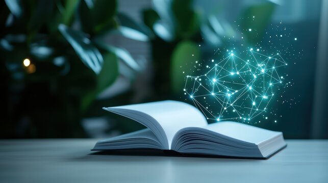 Office Intelligent Automation Efficiency Workflow automation system visualized with interconnected icons on a virtual dashboard, improving overall office productivity