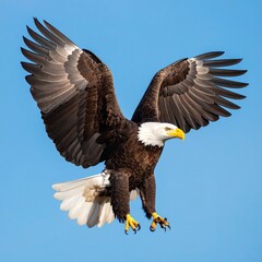 Obraz premium Bald eagle in flight (2)