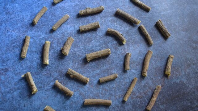 Raw whole dried Licorice root