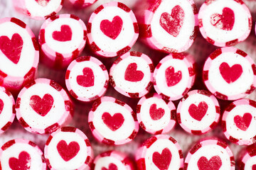 Lovely heart candy canes for Valentine's Day