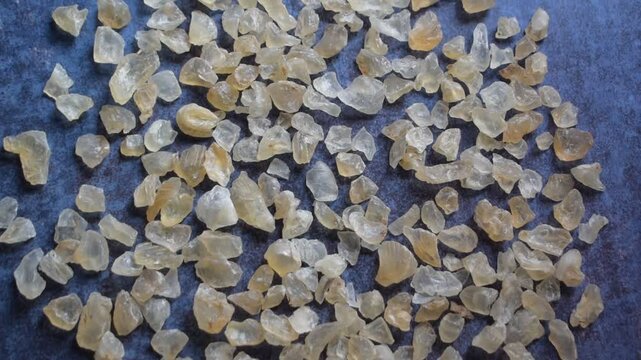 Raw whole dried Tragacanth gum