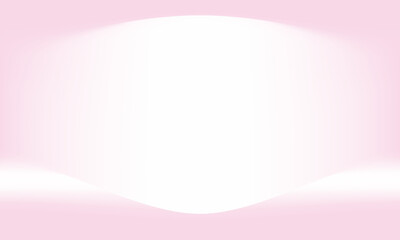 Soft pink gradient background with subtle spotlight effect and gentle curve for copy space