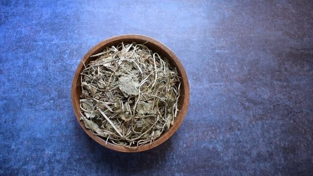 Raw whole dried Bacopa monnieri herb