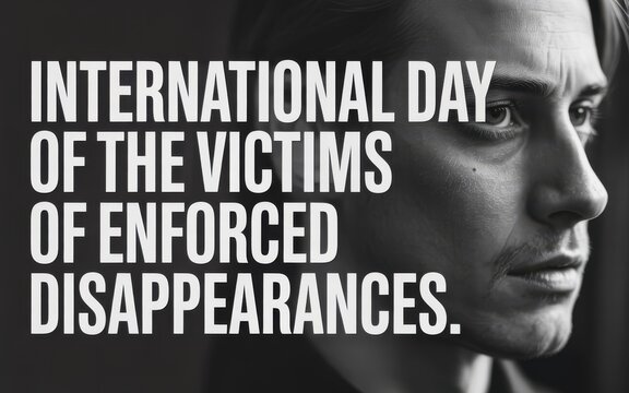 International day of the victims of enforced disappearances memorial