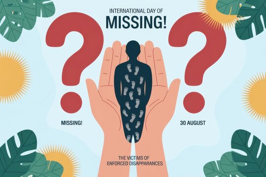International day of missing remembering victims of enforced disappearances